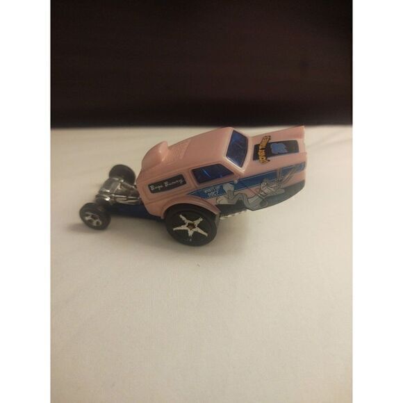 Looney toons Hot Wheels HW Poppa Wheelie Mattel 2013 BDC90 Pink Bugs Bunny‎ Rare - Picture 1 of 5
